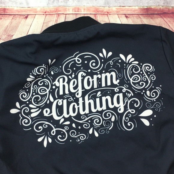 ➡️Reform Clothing Promotional Bomber Size M - Picture 5 of 12